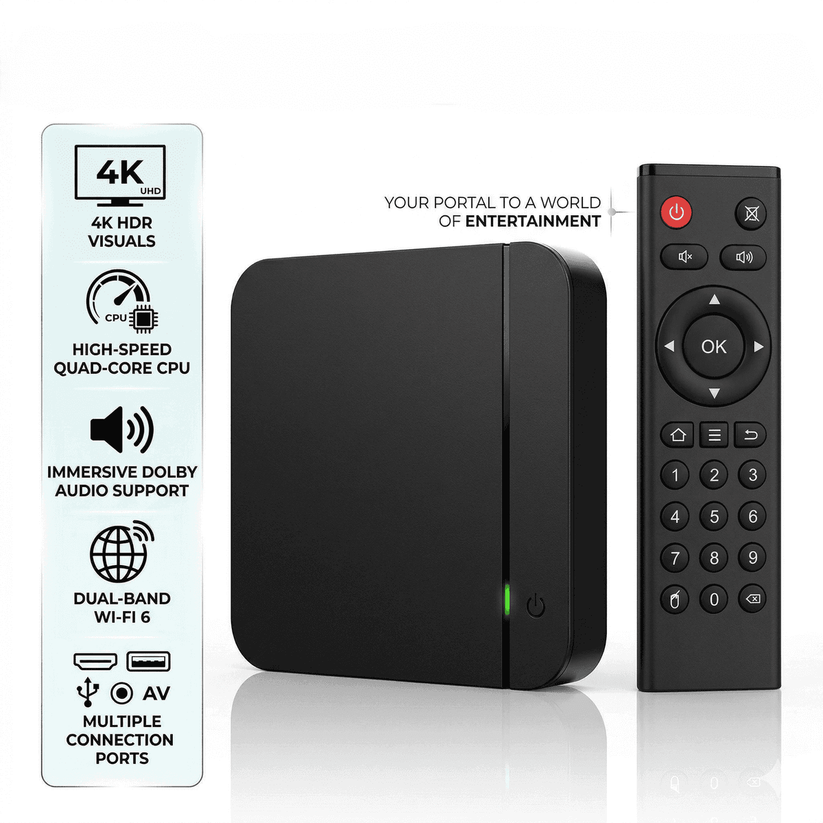 Digital Signage Box Amlogic S905W2 with 1 Year Bharat Signage Online Free Subscription - image 1