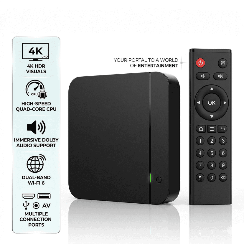 Digital Signage Box Amlogic S905W2 with 1 Year Bharat Signage Online Free Subscription