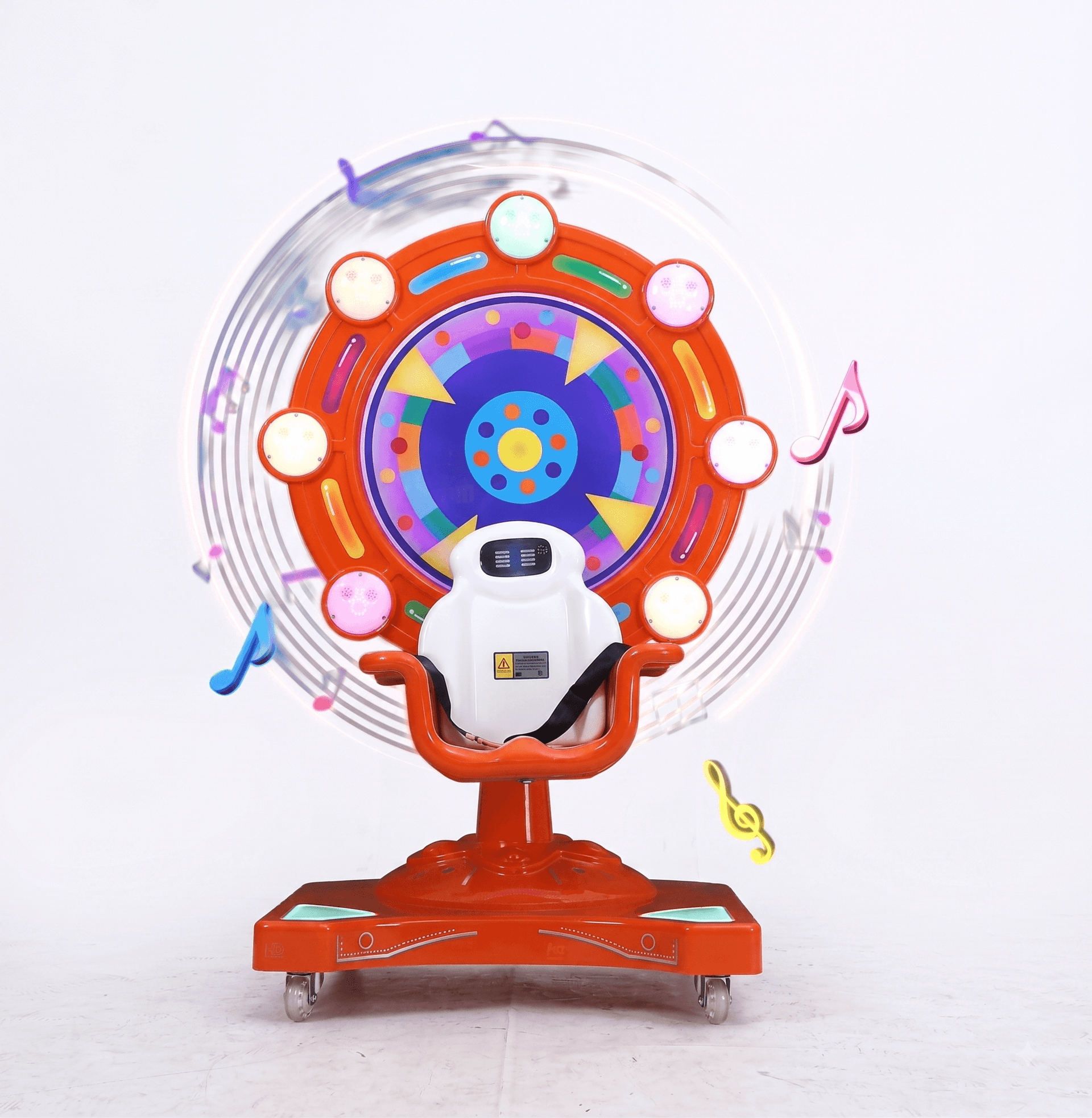 Multicolor Fiber Ferris Wheel Arcade Kids Rids - 0