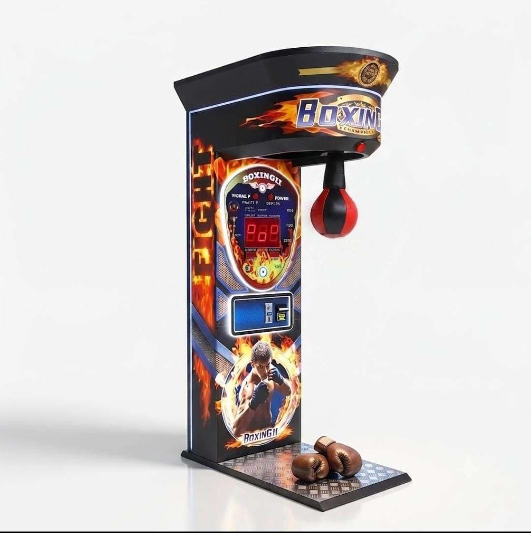 Indoor and Outdoor Coin Operated Punching Boxing Arcade Machine Boxing Game Machine - 0