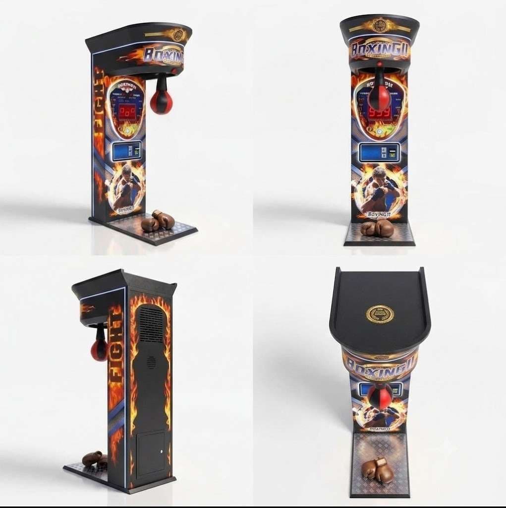 Indoor and Outdoor Coin Operated Punching Boxing Arcade Machine Boxing Game Machine - 1