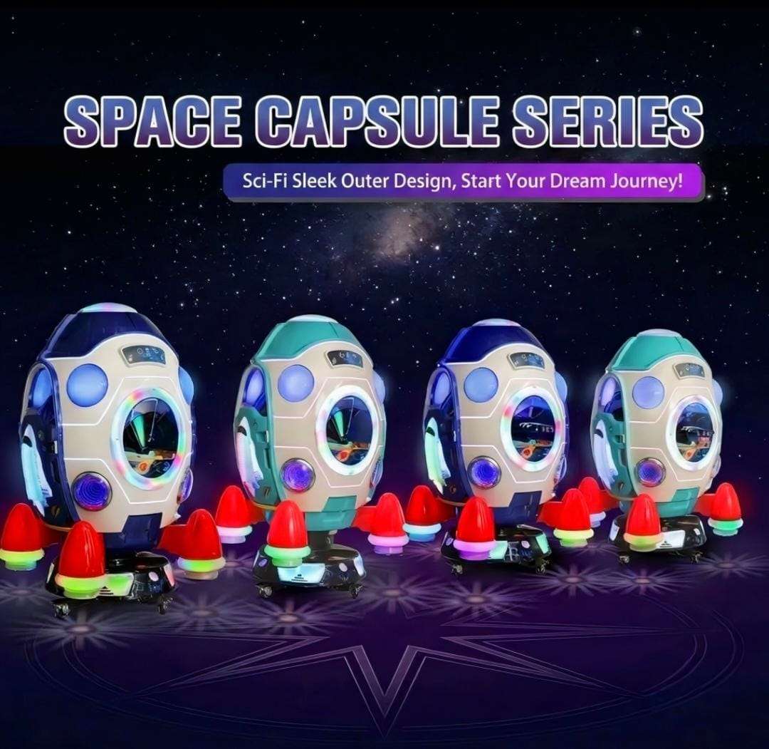 Space Capsule Kiddie Ride  - 1