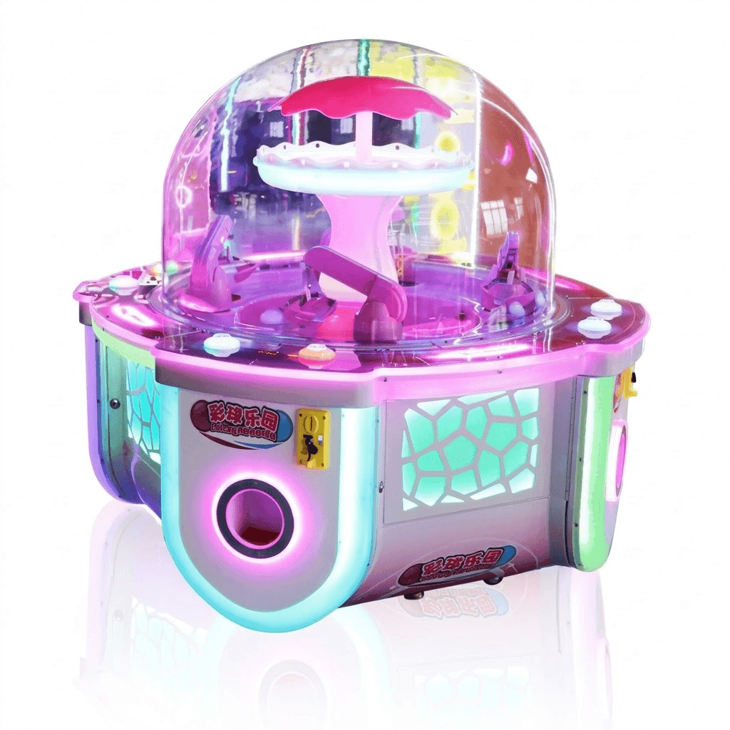 Mini Candy & Gift Machine Amusement Game Automatic Candy Vending Machine with Prize Gifts Toy Crane Claw - 0