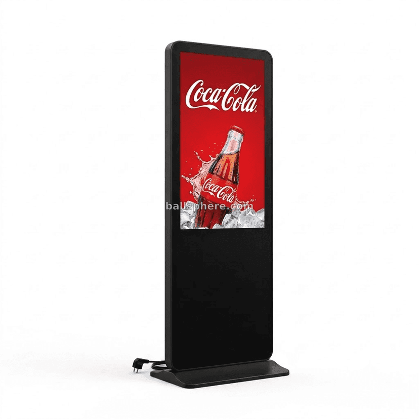 32 ” T-Frame HD Standee 9:16 Floor Standing Digital Signage Display