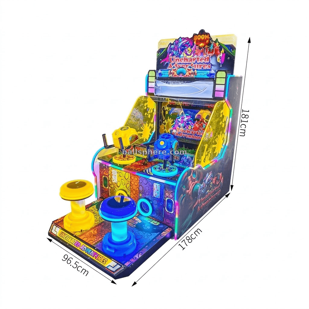 Interactive 2 Players Kids Water Shooting Machine Arcade Game - 1