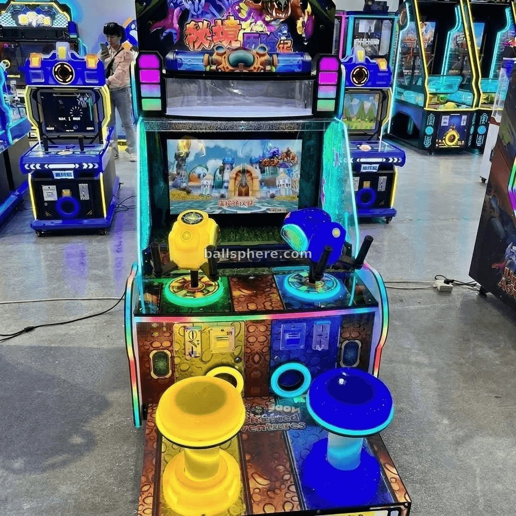 Interactive 2 Players Kids Water Shooting Machine Arcade Game - 2