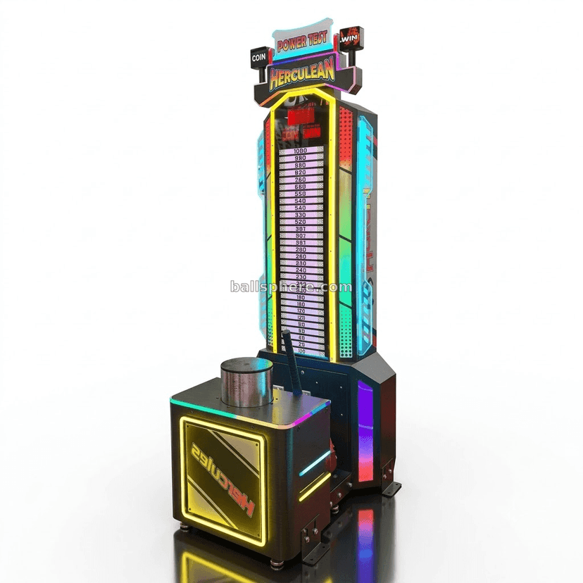 Arcade Hammer Game Strength Test Coin Operated Sport Game 