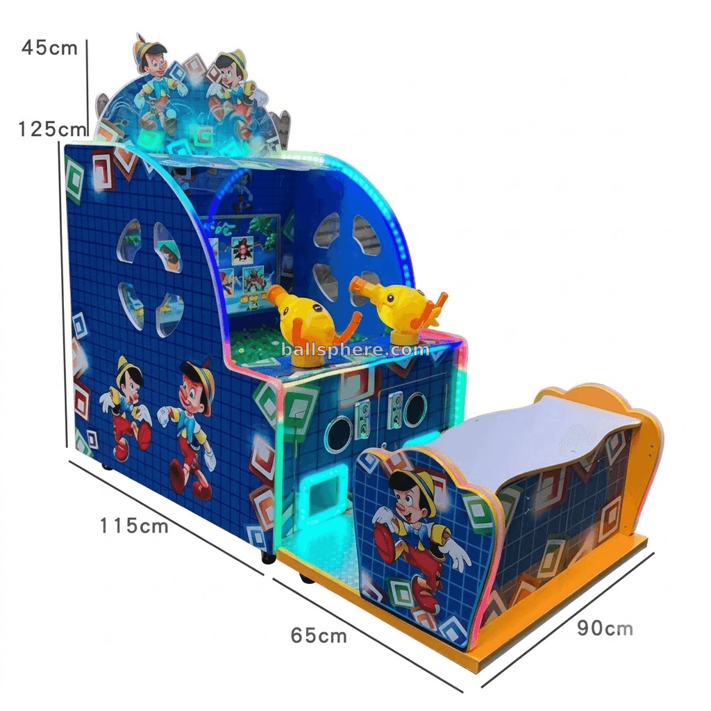 Water Shooting With Sitting Game Machine - 1