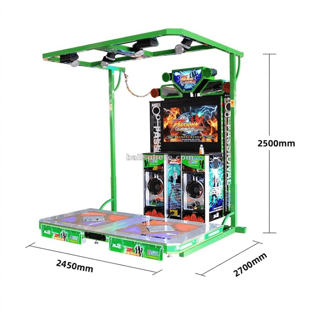 Electronic Dancing Power Arcade Machine with Precise Step  - 1