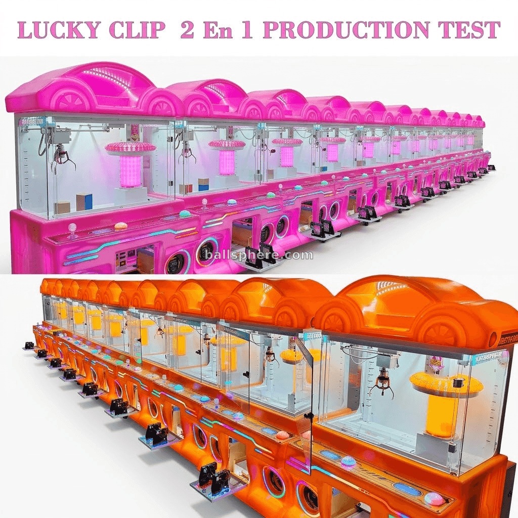 Cute Mini Double Player Metal Iron Claw Crane Machine - 2