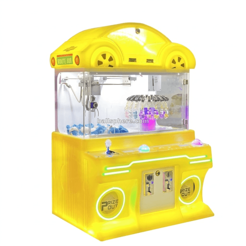 Cute Mini Double Player Metal Iron Claw Crane Machine