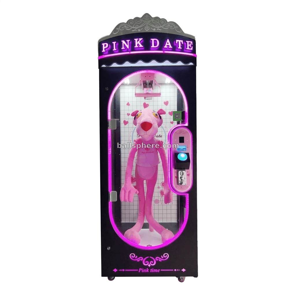 Pink Date Doll Cut Prize Vending Machine - 0