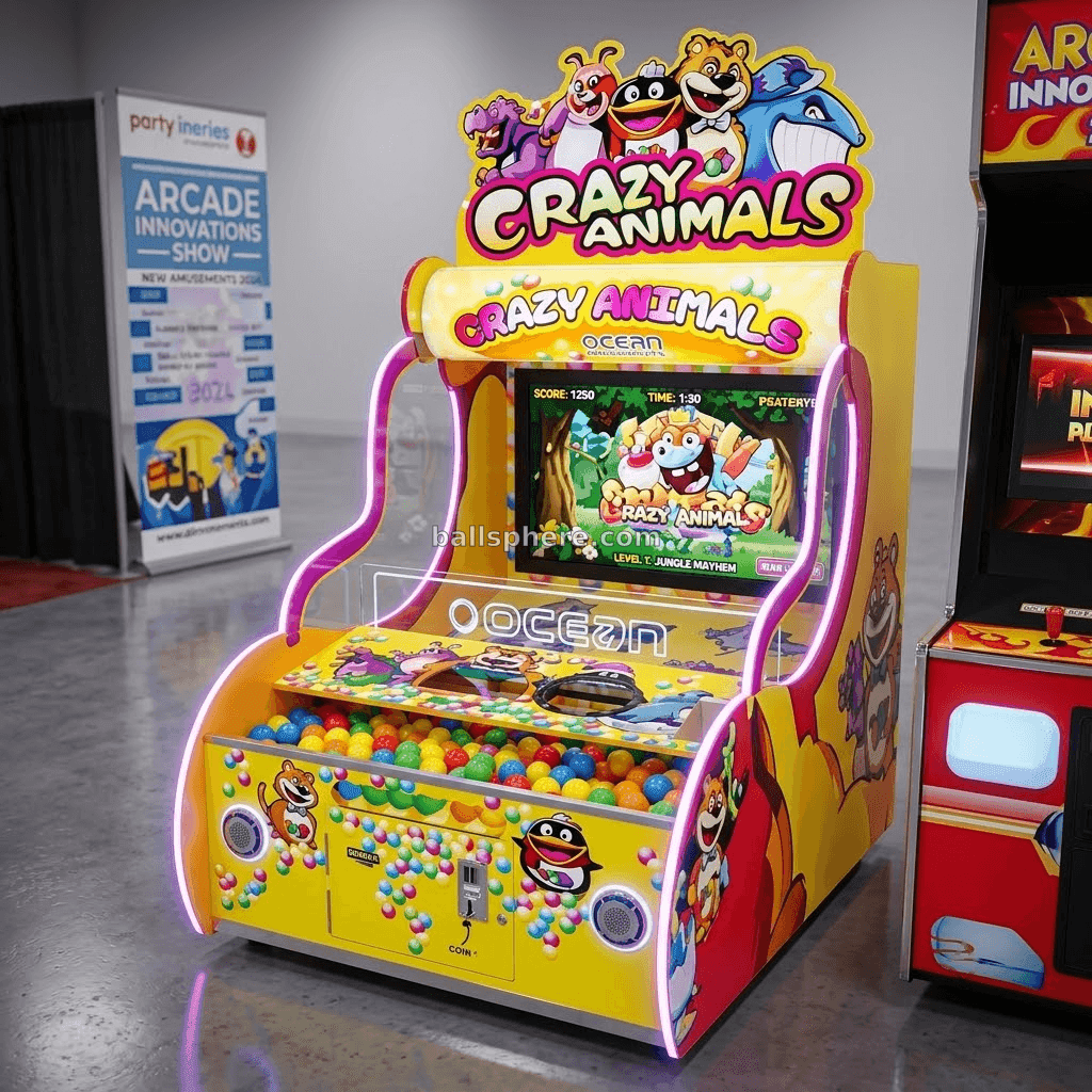 Crazy Animals Redemption Ticket Game Machine - 1
