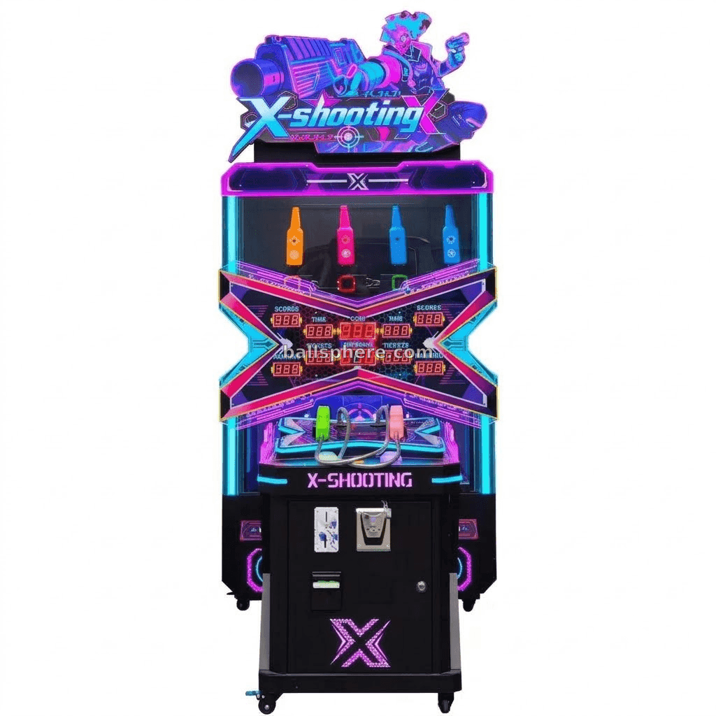 X Shooting Arcade Game Machine Prize Redemption Shooting Game Machine  - 0