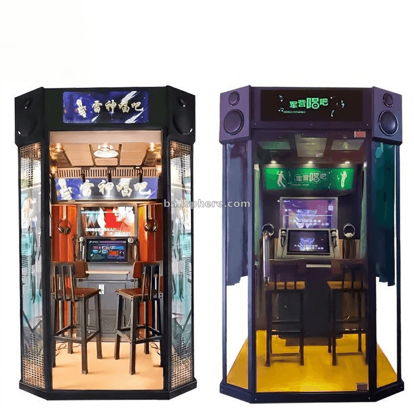 Mini Karaoke Booth Music Singing Room KTV Coin Machine