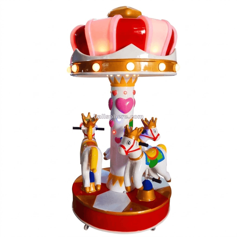 Horse Merry Go Round Luxury Kiddie Rides Arcade Game Machine