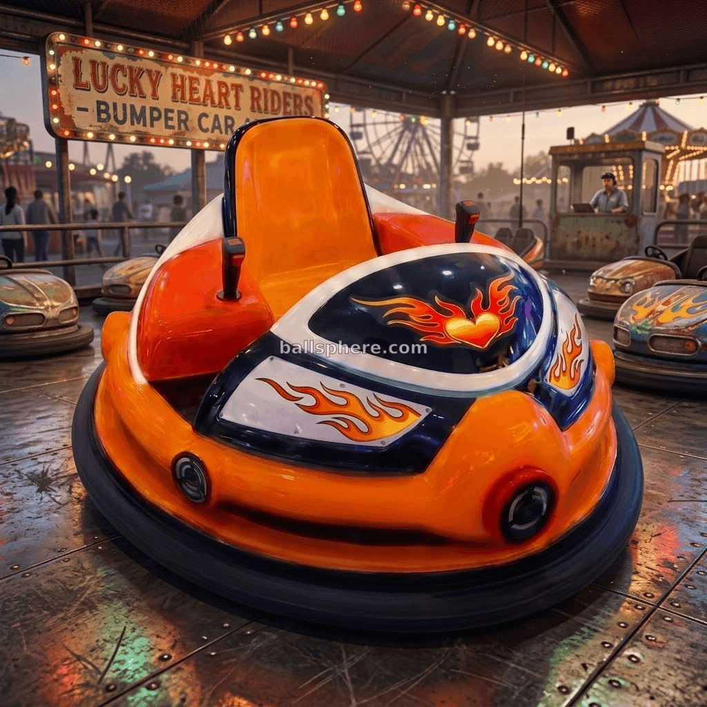 Bumper Car Arena with Modular Floor Tiles for Shopping Malls Amusement Parks - 2