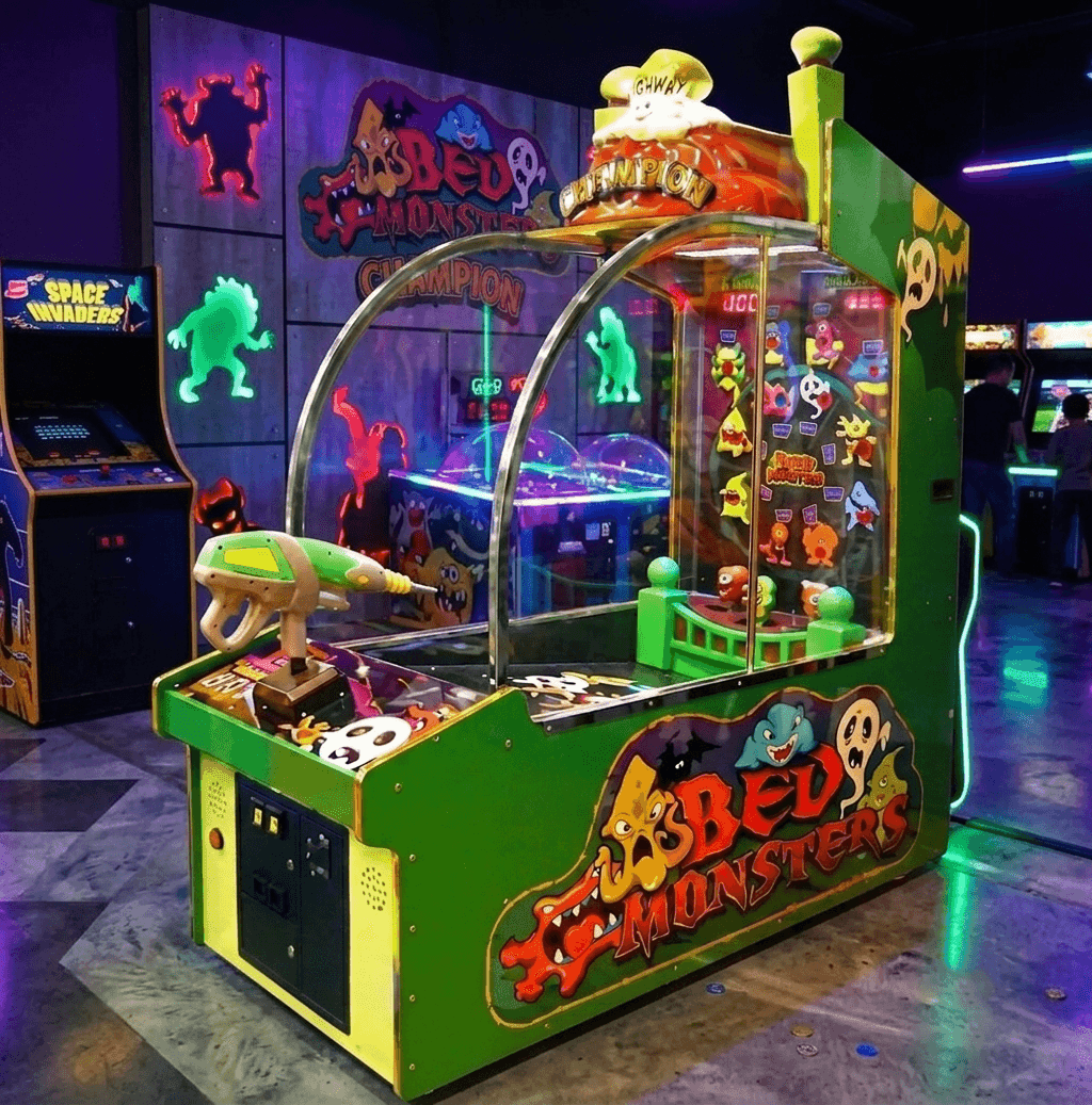 Single Player Coin Operated Bed Monster Arcade - 2